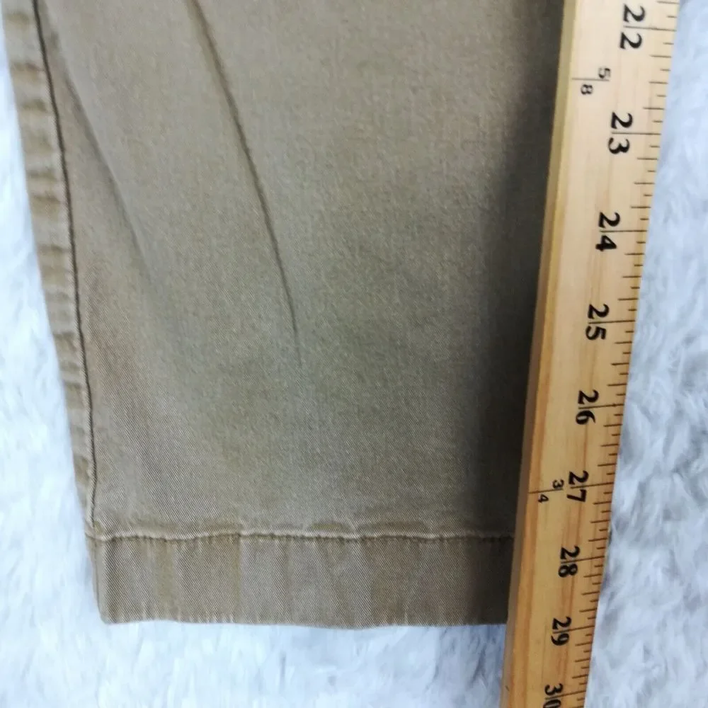 J. Crew Mens Pants Sutton‎ Chino Flex Straight Fit Brown Tan Stretch 31x32